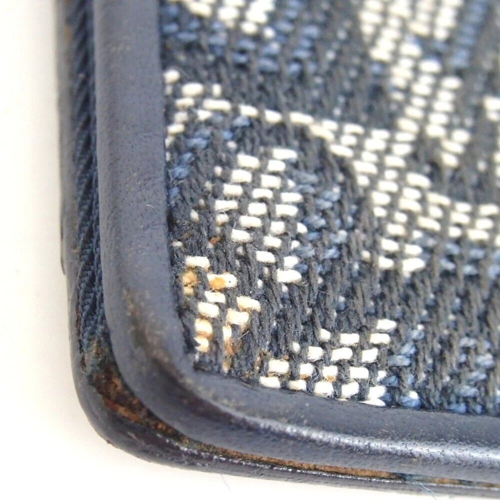 Authentic Christian Dior Trotter Card Case canvas/leather [Used] - Picture 8 of 11
